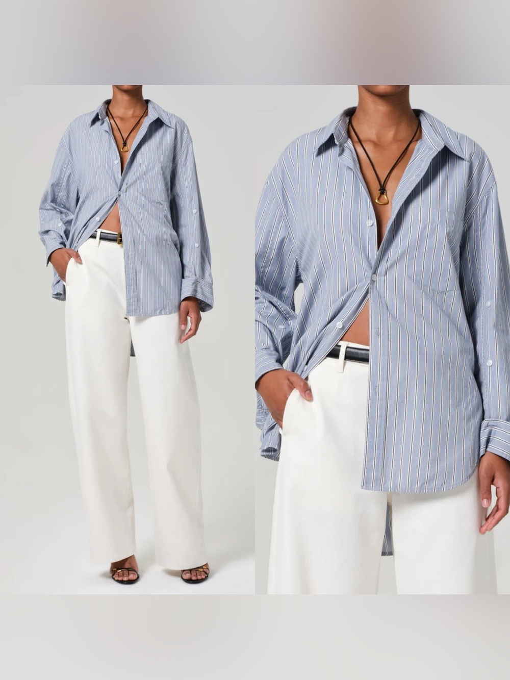 NWT Citizens Of Humanity Kayla Shirt - Frida Stripe
